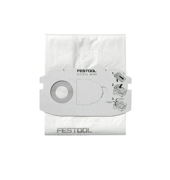 Festool Automotive Systems, SELFCLEAN 202657 bolsa de filtro Para Midi hasta 2018 CF 5 uds.