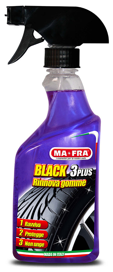 Mafra Negro Neumáticos Spray H0780 Negro 3 Plus 500ml