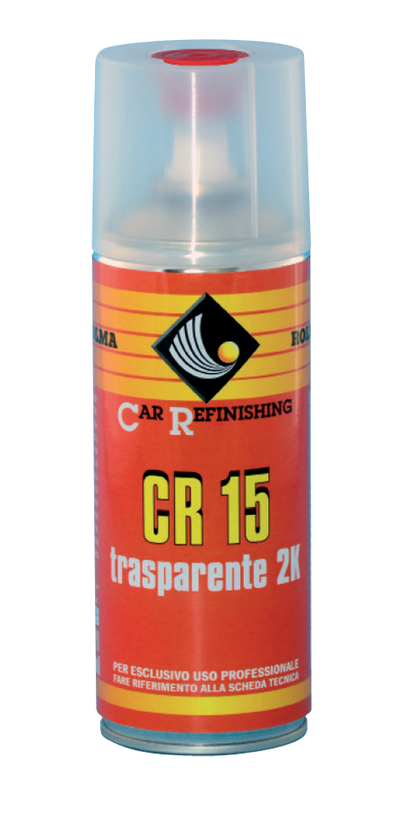 Rolma Pintura en Spray 2K Transparente Brillo Bicomponente Spray CR15 CR 15 400ml
