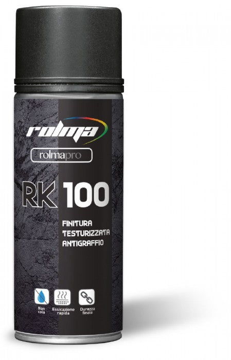 Rolma Pintura en Spray Spray Texturizado TXT Resistente a los Arañazos RK100 K 100 400ml