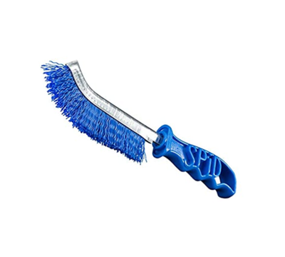 Sit Tecnospazzole a Mano Brush For Cleaning Cepillo de metal de nailon y aluminio curvado